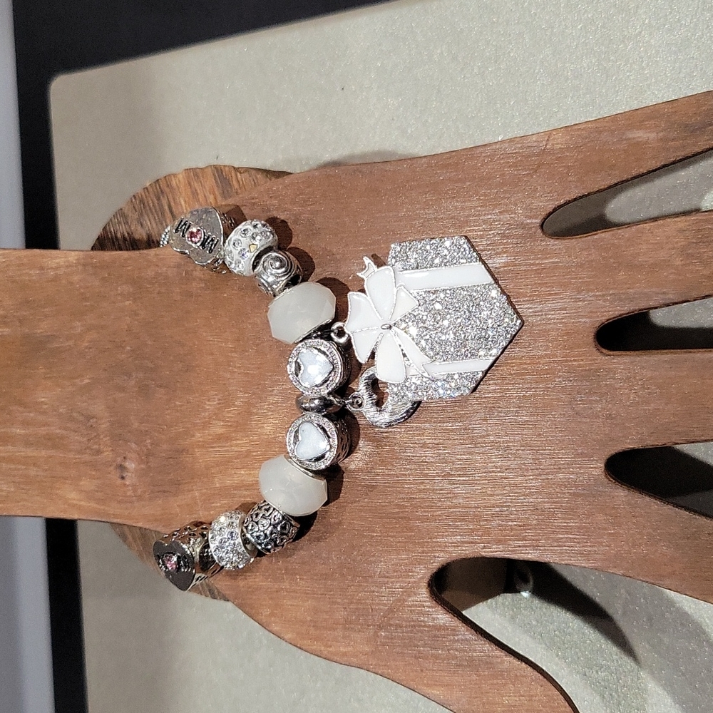 Silver Charm Bracelet NWT